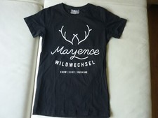 T-Shirt Damen Wildwechsel Mayence Mainz Gr. XS schwarz