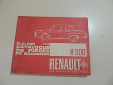 1965-1967 Ersatz Teile Katalog Parts List Catalogue de pieces Renault 10 Major