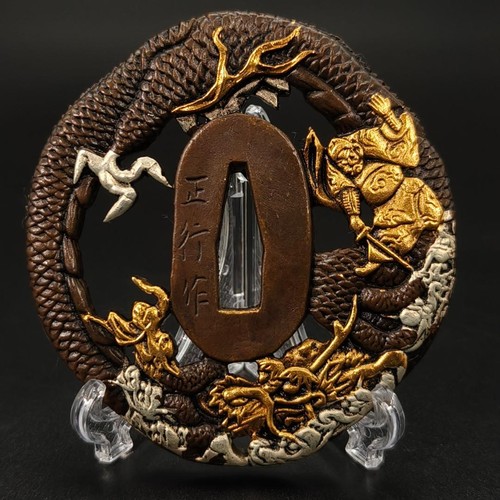 Japanischer tsuba drache - japanischer,