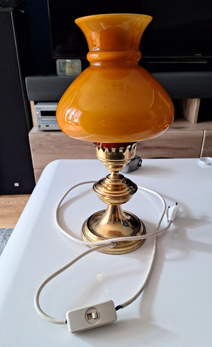 Vintage messing tischlampe - vintage,