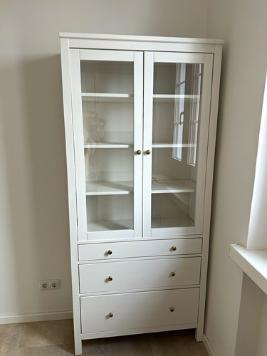 Hemnes vitrine weiß - weiß, 2