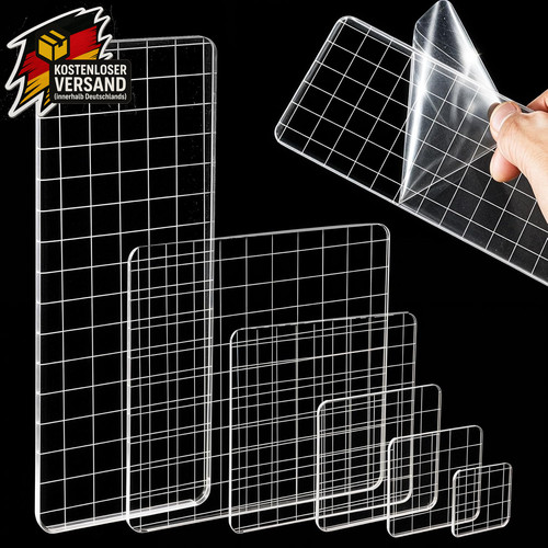 Acryl stempelblock mit - acryl-stempelblock,