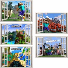MINECRAFT FENSTER  STICKER