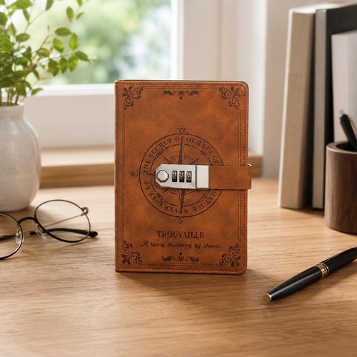 Leder notizbuch mit - pu,