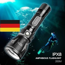 200000LM Tauchlicht Unterwasser LED Taschenlampe Tauchen Camping Lanterne DE