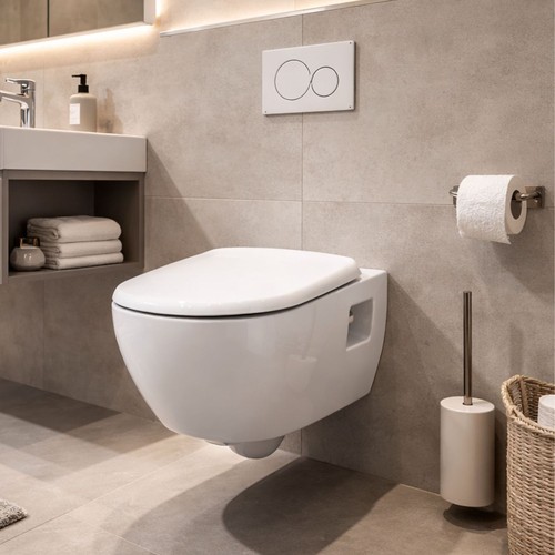 Geberit renova wand - wand-wc, set
