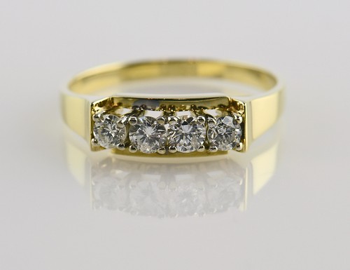 Diamant ring 585 gelbgold - 14,