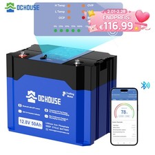 12V 50Ah Lithium Batterie