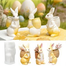 3D Osterhasen Kerzenform zum