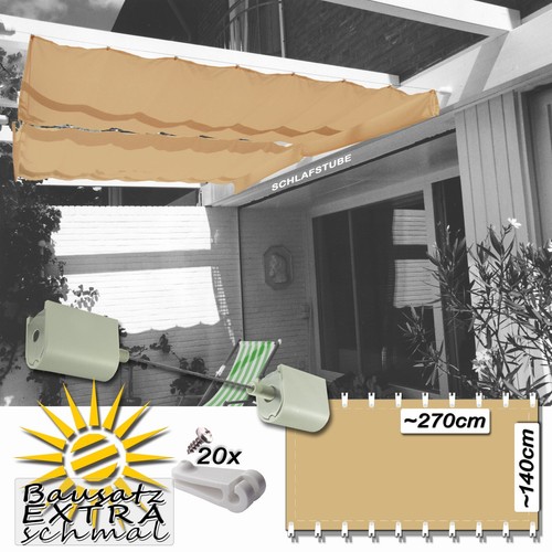 Seilspannmarkise sand 270 - sand,
