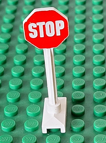 Lego verkehrsschild stop - verkehrsschild,