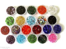 Glasstifte mit Silbereinzug Stifte Stiftperlen  6mm Farbauswahl