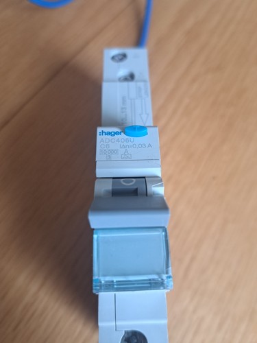 Hager adc406u amp rcbo - hager,