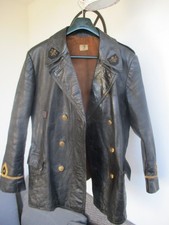 Feuerwehr lederjacke 50er - feuerwehr,