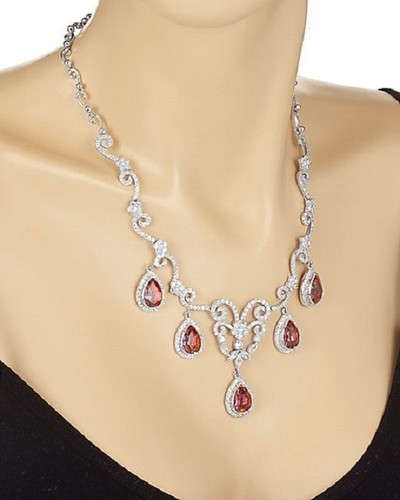 Collier 925 silber rhodiniert - silber,