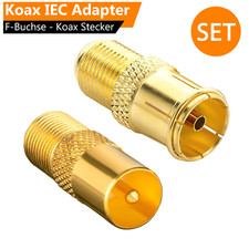 F-Stecker Adapter SET Kupplung