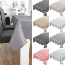 Tischdecke Wachstuch abwaschbar Wachstuchtischdecke uni einfarbig Beige Grau PVC