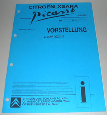 Werkstatthandbuch Citroen Xsara Picasso Vorstellung Jahr 2002 1/2 Juni 2002!