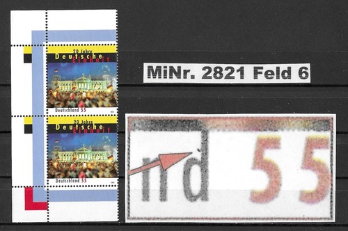 Brd plattenfehler minr 2821 - minr.,