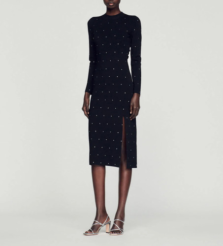 Sandro paris kleid black - sandro,