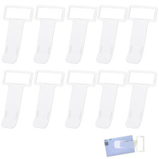 10 Stück Transparente Auto Halter Clip Ticket Halterung Parkscheinhalter