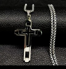 Herren Halskette Edelstahl 316