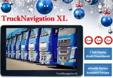 Truck LKW Navi  inkl. Kartenupdate Navigationsgerät 7 Zoll Europa als Geschenk