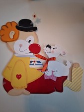 Tonkarton Fensterbild Clown