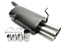 Sportauspuff Endschalldämpfer Sportschalldämpfer für BMW E46 316i 318i 320i 323i