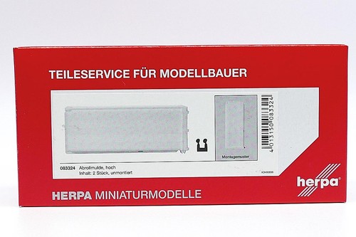 Herpa 083324 lkw abrollmulden - 083324,
