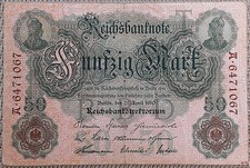 50 Mark Reichsbanknote 1910