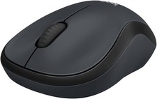 Logitech M220 Silent Maus Kabellos 1000DPI Leise Grau Schwarz