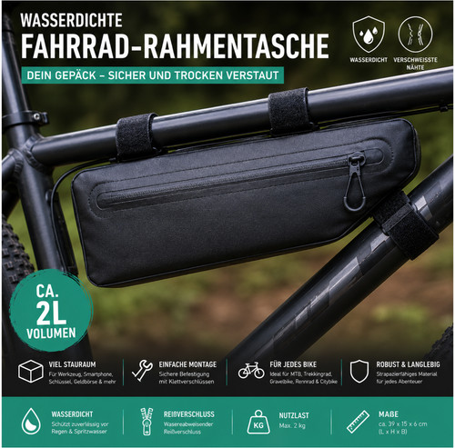 Wasserdichte fahrradtasche - wasserdichte,