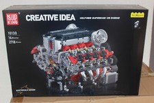 Mould King 10130 Motor F 488 V8 Klemmsteine Bausatz 8 Zylinder 2718 pcs NEU