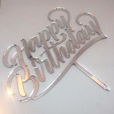 Happy Birthday Cake Topper Geburtstag Tortenaufsatz Tortenfigur Tortenstecker 