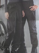 neue unisex Regen-Hose schwarz Gr. L Gummibund wasserabweisend CRIVIT