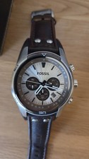 Fossil leder herrenarmbanduhr - fossil,