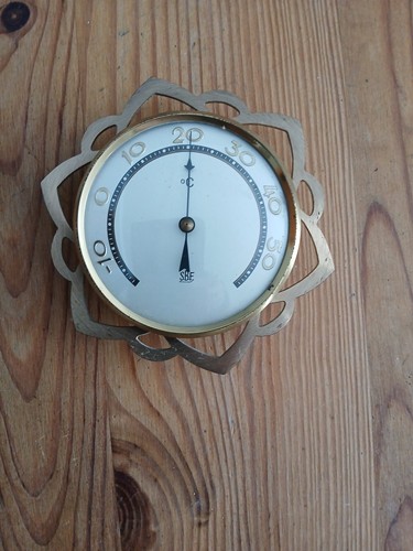 Messing thermometer vintage - thermometer,