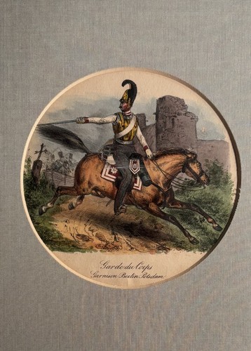 Stahlstich kol preuss garde - preuss.,