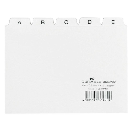 Durable karteikartenregister - durable,