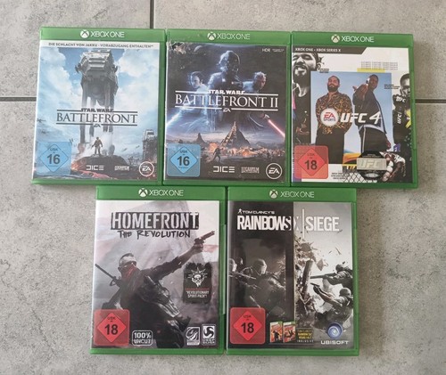 Xbox one spielesammlung ufc - 5x,