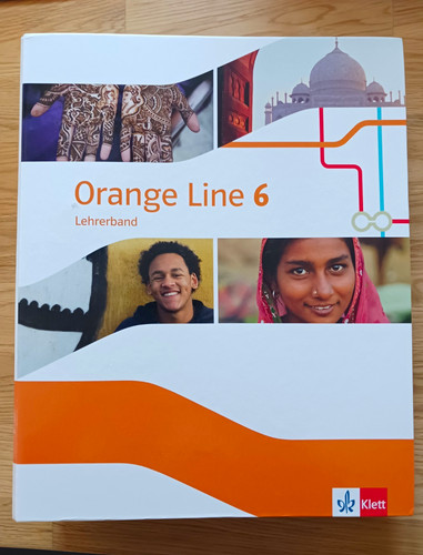 Klett orange line lehrerband - orange, 6