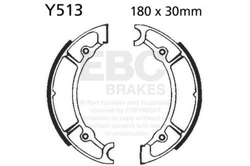 Ebc bremsbacken vorne yamaha - bremsbacken,