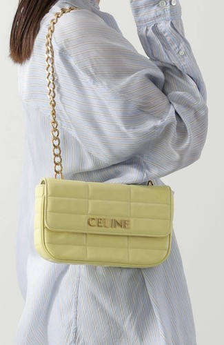 Celine chain shoulder triomphe - celine,