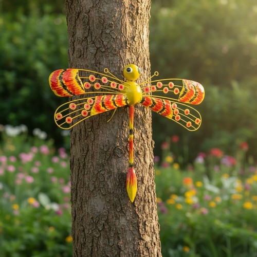 Libelle große gartenfigur - libelle,