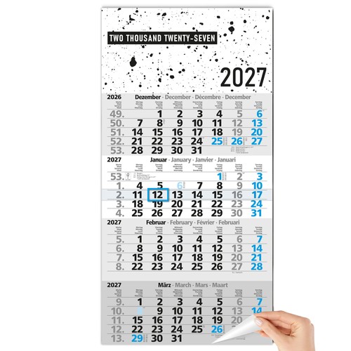 Monatskalender 2027 - 4,