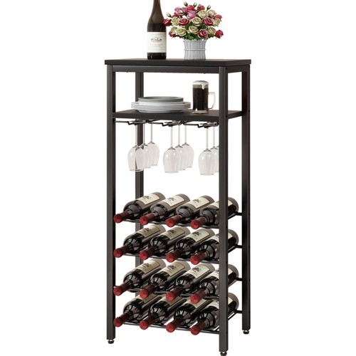 Freistehendes weinregal mit - freistehendes,