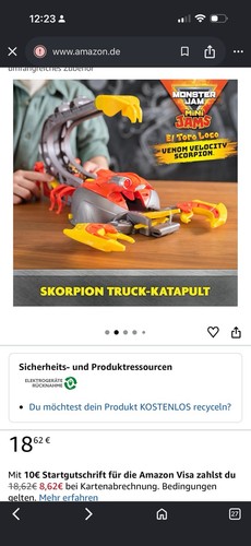 Monster jam skorpion - jam,