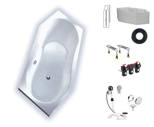 Badewanne koralle facette - badewanne,