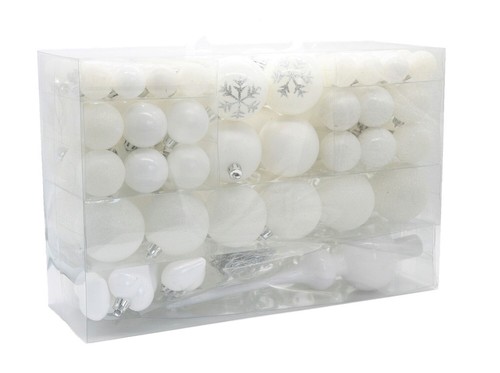 101 weihnachtskugel weiss - 101,